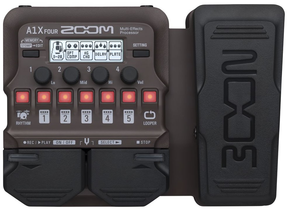 Zoom A1x Four Akustisk Multi-effekt Pedal