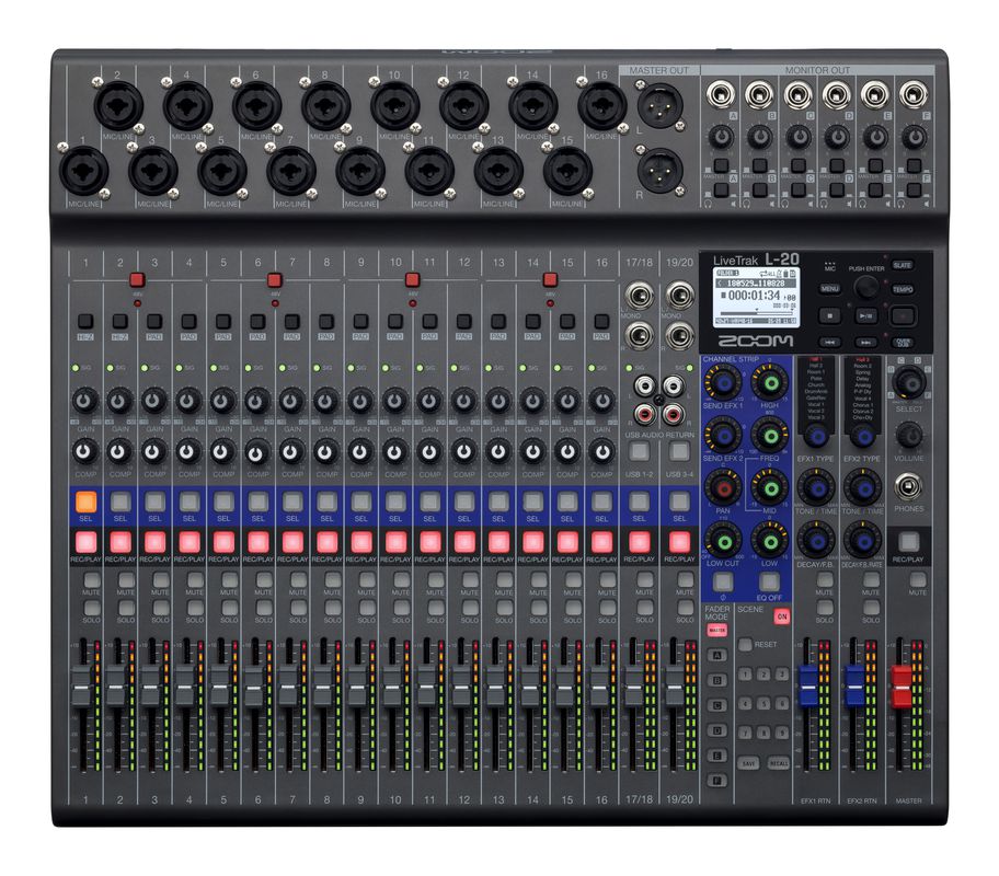 Zoom Livetrak  -20 Mixer