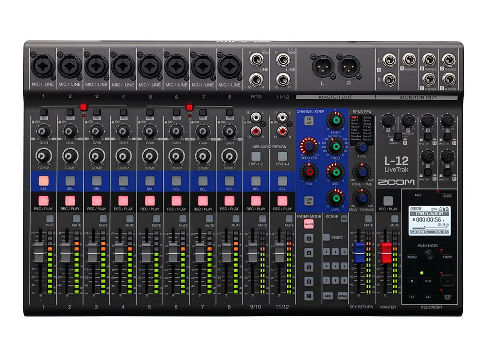 Zoom Livetrak  -12 Mixer