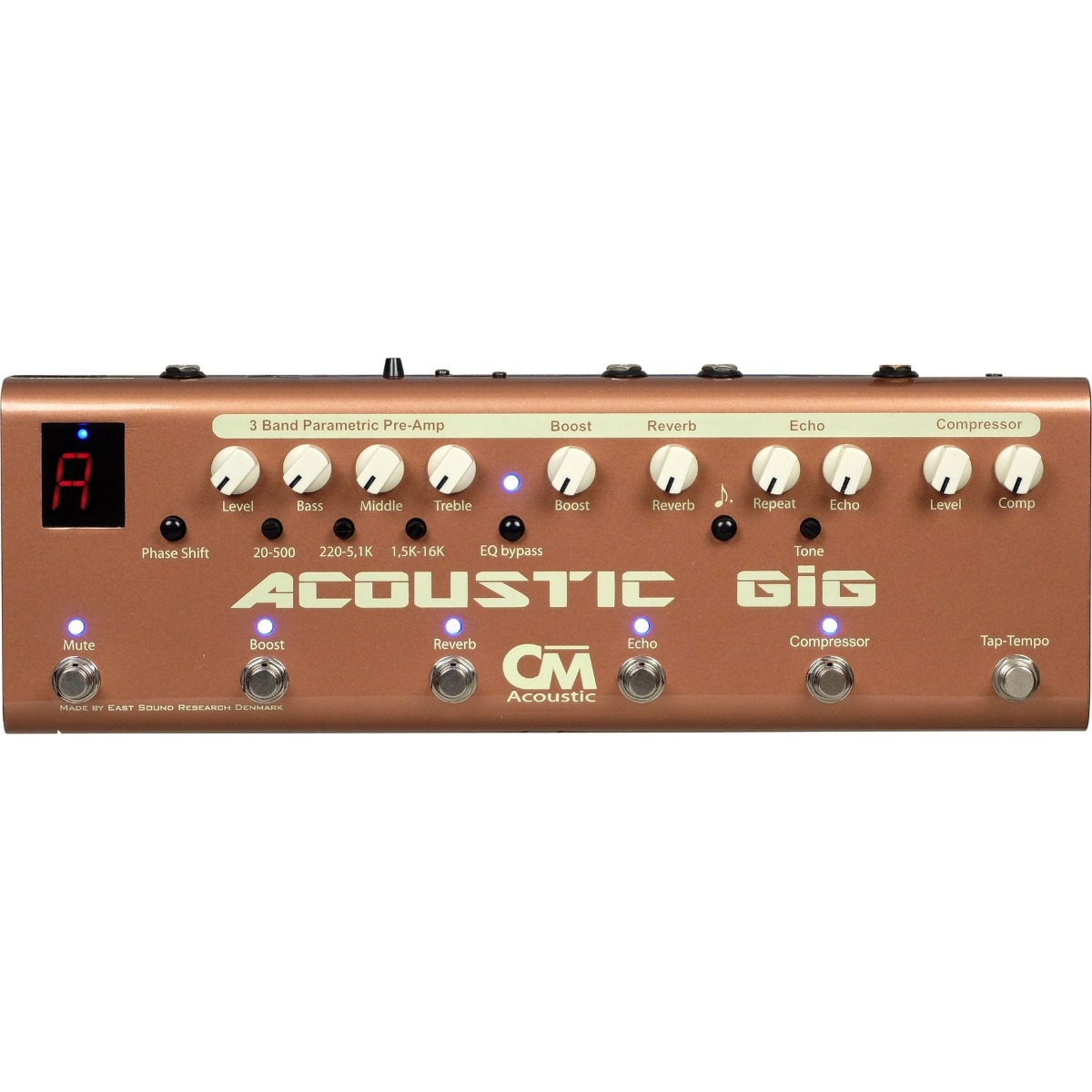 Carl Martin Acoustic Gig Guitar-effekt-pedal