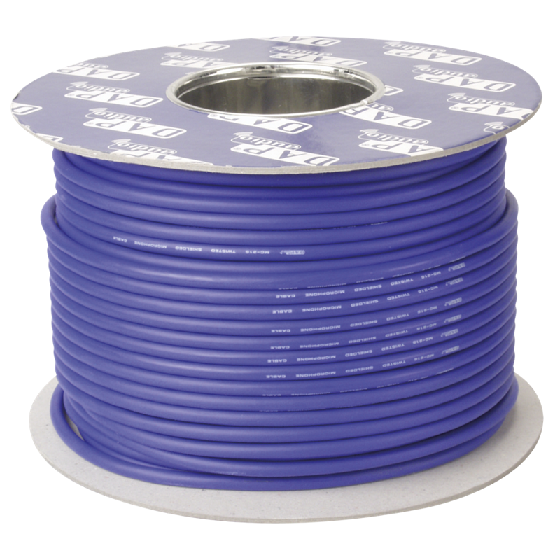 Dap Dig-110 Aes-ebu Dmx 110 Ohm Digital Kabel 100   På Rulle Blå