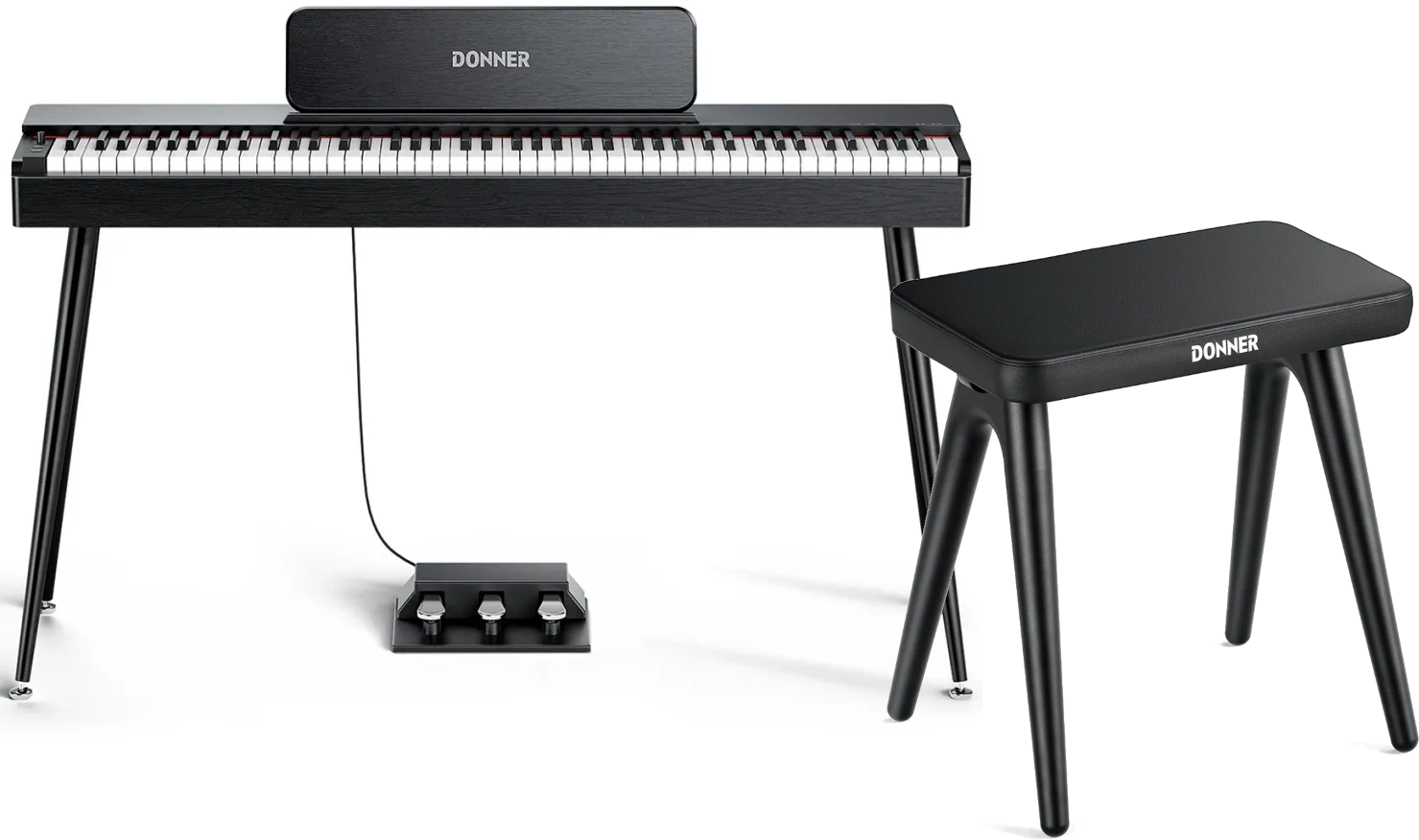Donner Oura S100 El Klaver Bundle Sort