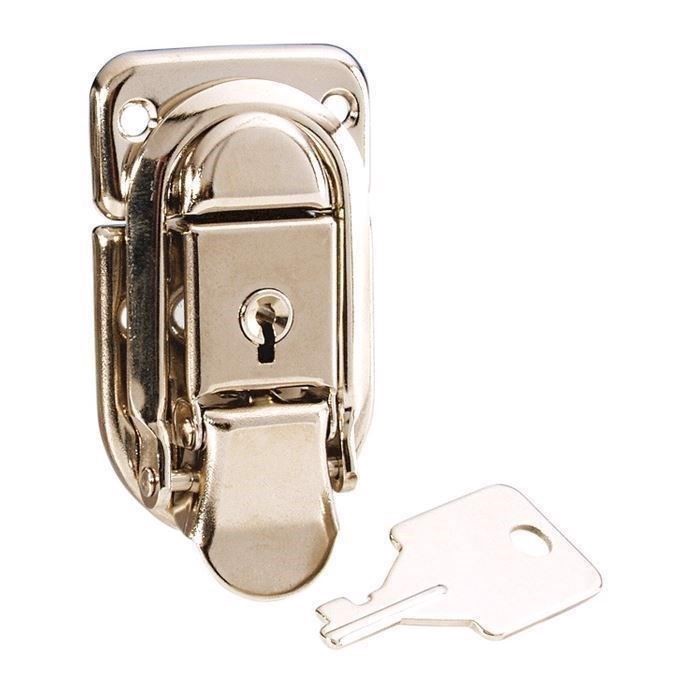 Drawbolt Small Nickel-plated Lockable 100 Piece Adam Hall Hardware