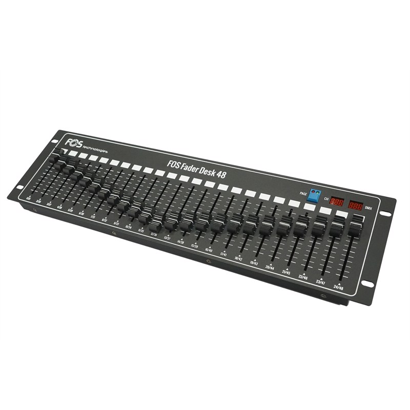 Fos Fader Desk 48  Adresserbar Fra Kanal   Til 512