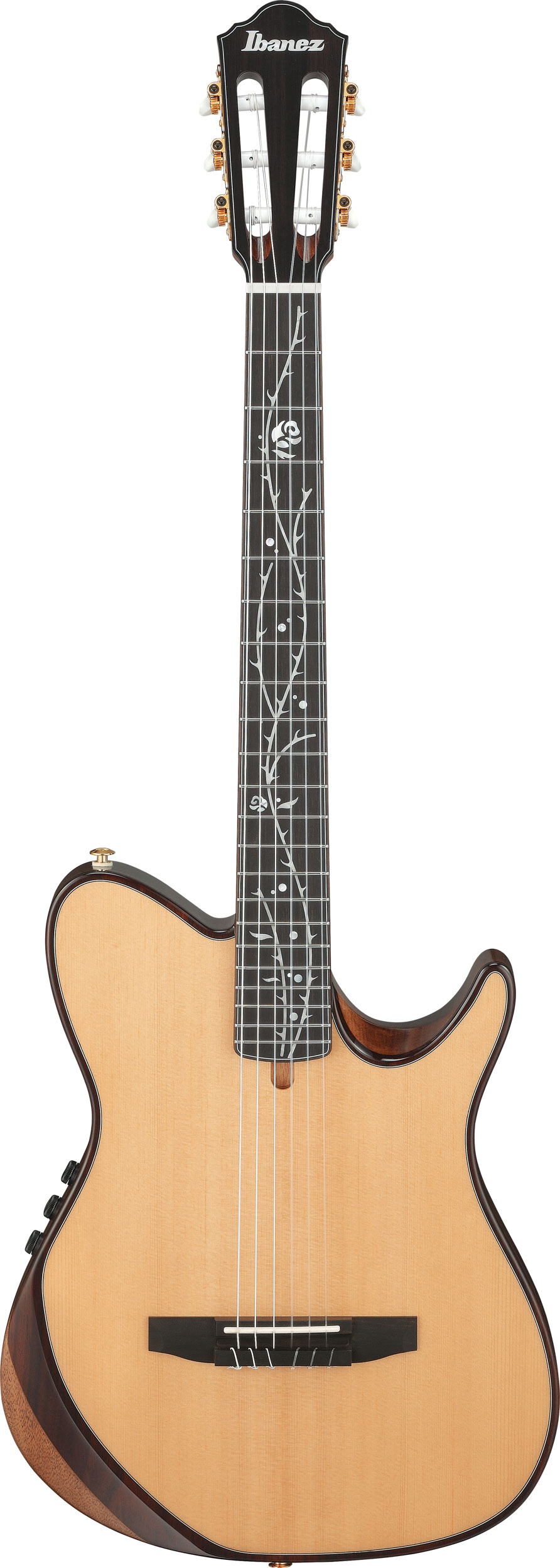 Ibanez Tod100n-nt Tim Henson Klassisk Thin Guitar Med Pickup Og Taske Natural