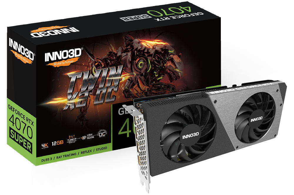 Inno3d Geforce Rtx 4070 Super Refurb Grafikkort Geekd Dk