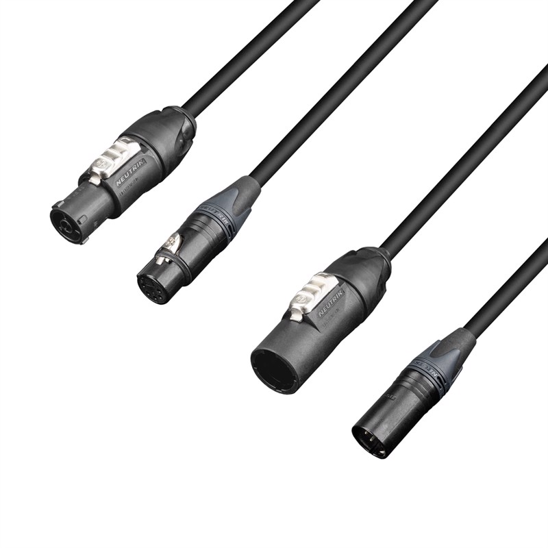 Kombi Dmx   Powercon True1 Kabel   -pol Dmx    Meter