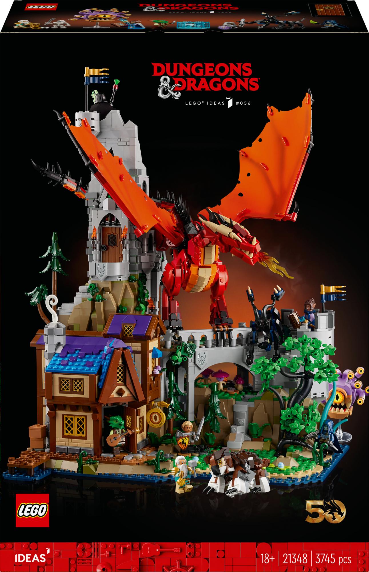 Lego Ideas Dungeons   Dragons: Red Dragon Apos   Tale  21348  Geekd Dk