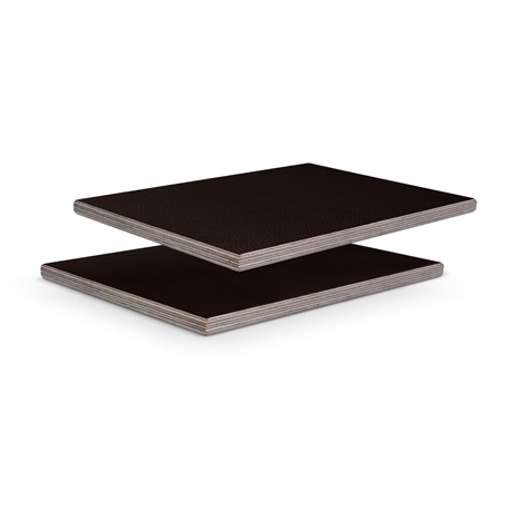 9mm Birch Phenolic Resin With Dark Brown Leather-look Texture  2500mm   1250mm Adam Hall Hardware