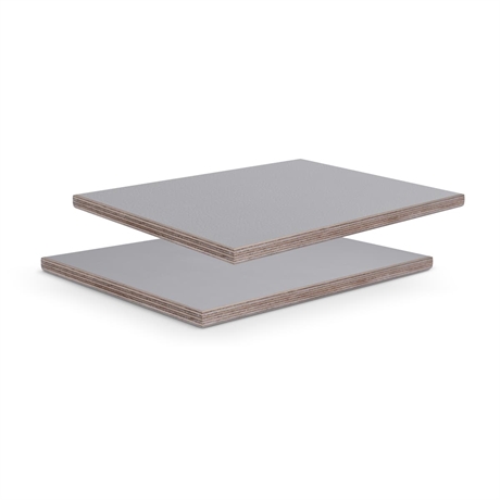9mm Birch Phenolic Resin With Grey Leather-look Texture  2500mm   1250mm Adam Hall Hardware