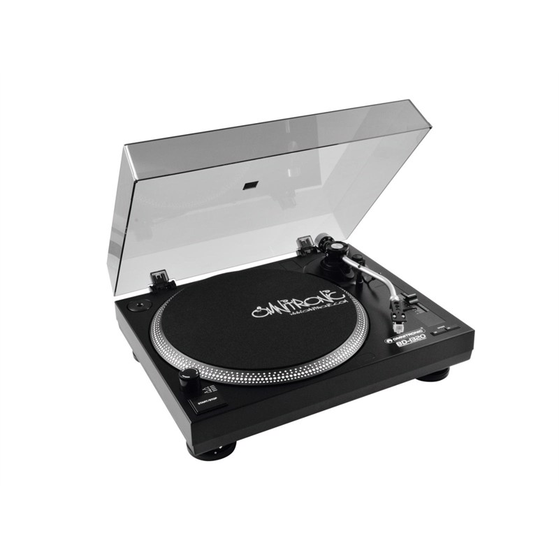 Omnitronic Bd-1320  Begynder Dj Pladespiller  Sort