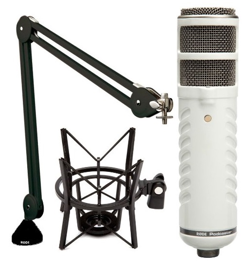 Røde Podcaster Sæt Med Mikrofon  Arm Og Ophæng