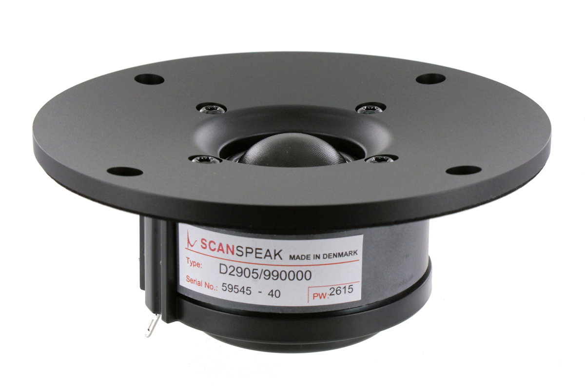 Scan-speak Revelator 28mm Dome Tweeter D2905 990000 Kraftig Lydkvalitet