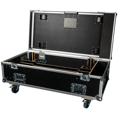Showtec Case For 4x Photon Strobe Wash Sunstrip Penn Elcom Hardware And Swivel Wheels With Brake