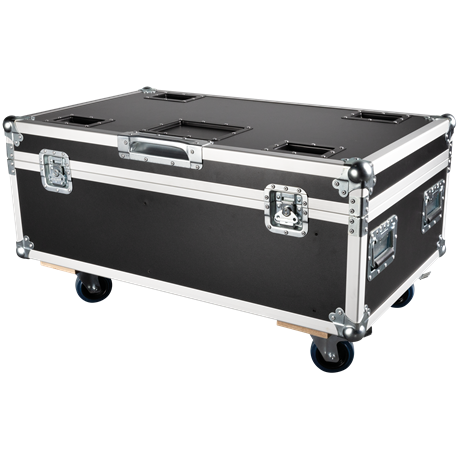 Showtec Case For 4x Titan Strobe 1000 Fx   Titan Matrix Fx Penn Elcom Locks   Handle Swivel Wheels With Brake