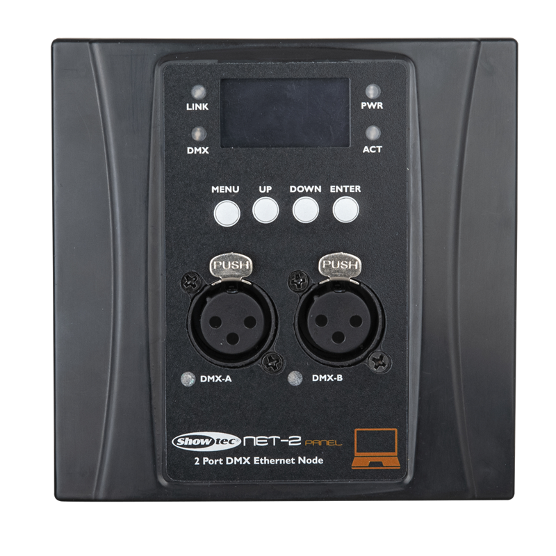 Showtec Net-  Panel  -pin Sort Hus
