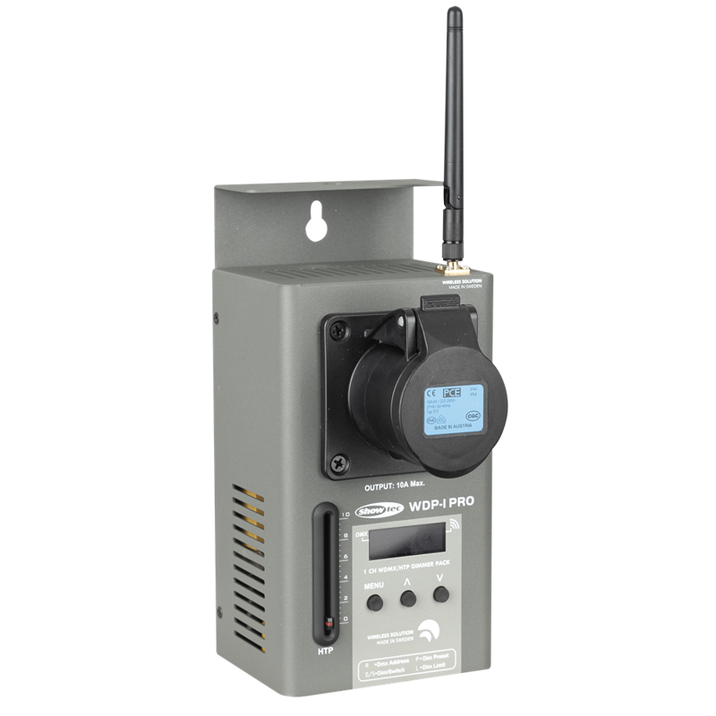 Showtec Single Wdp-  Pro  -kanals Dimmer Med Trådløs Dmx  10 Amp