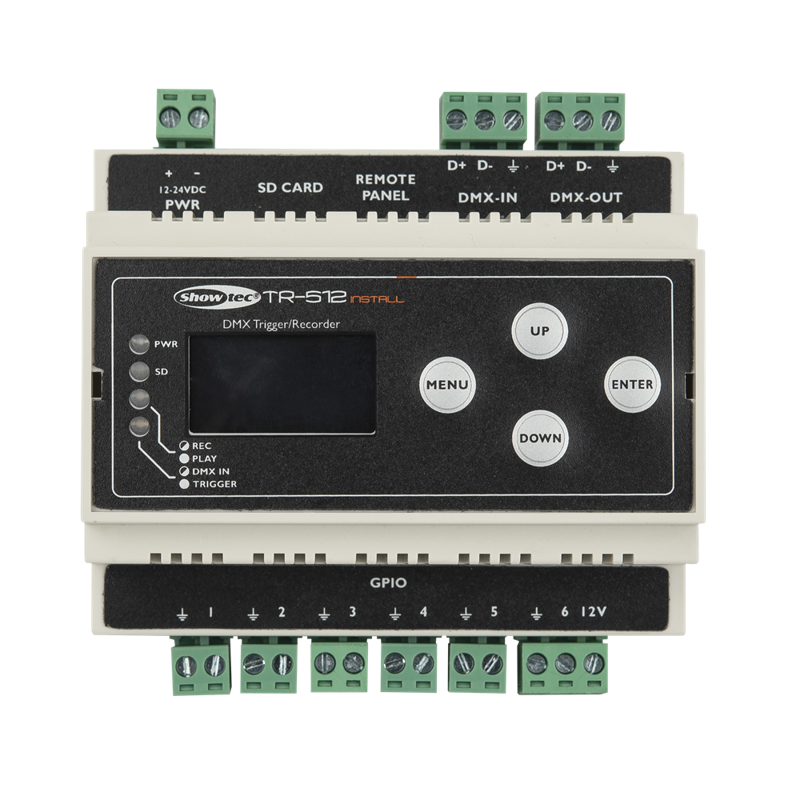 Showtec Tr-512 Installér Din-skinne
