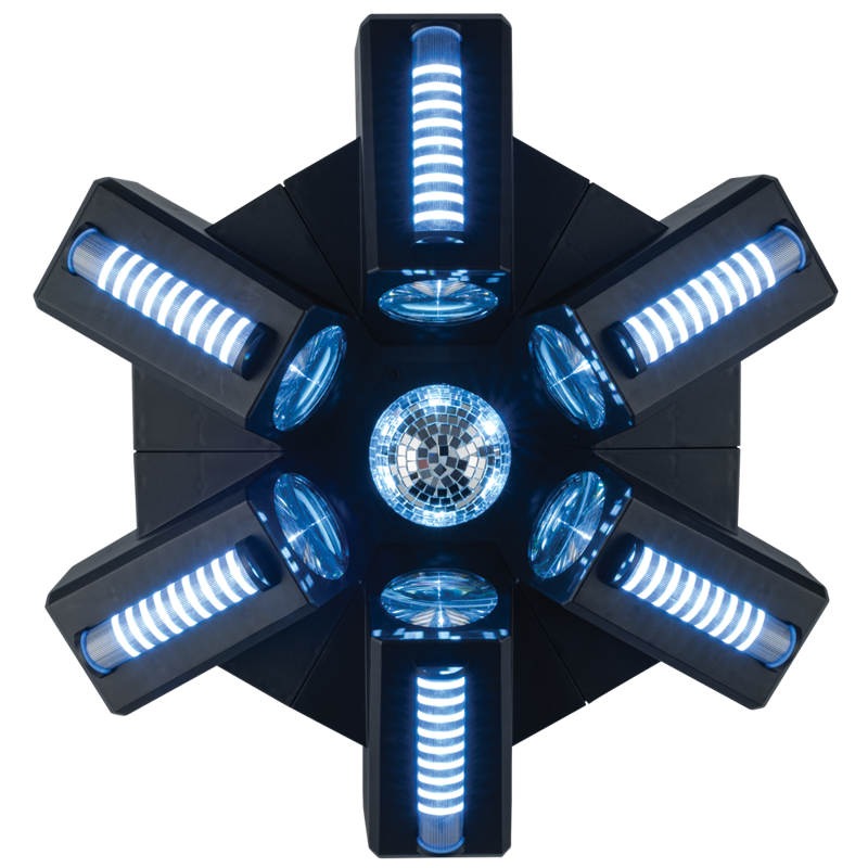 Showtec Typhoon 640 Unik Alt- -en 6x Rgbw Spejlkuglelys Effekt Multieffekt