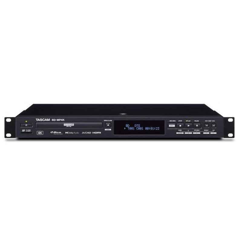 Tascam Bd-mp4k Blu Ray Og Dvd Afspiller 4k Uhd