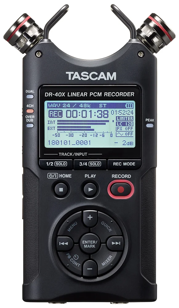 Tascam Dr-40x Håndholdt Recorder
