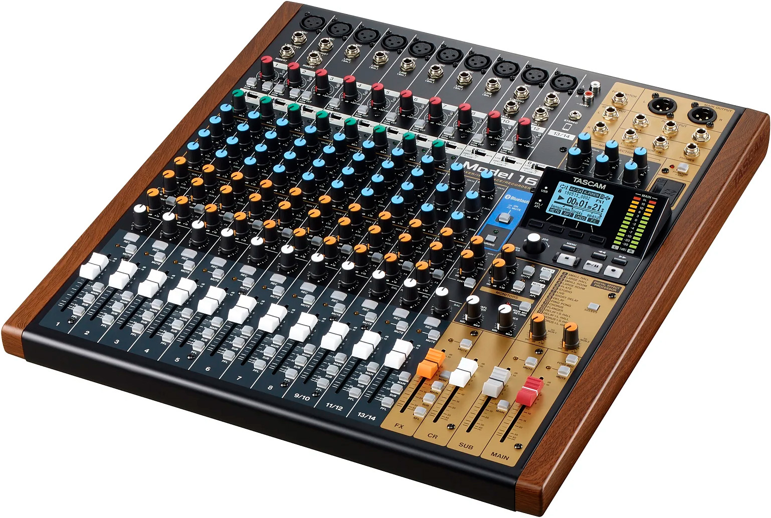 Tascam Model 16 Mixer Med Digital Multitrack Optager
