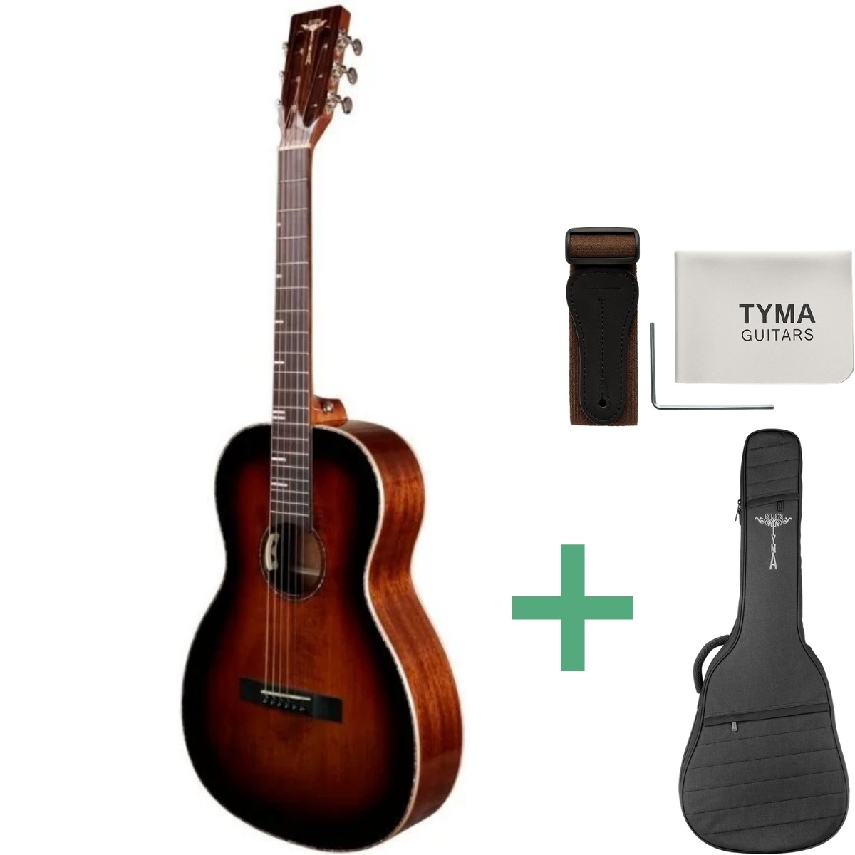 Tyma P18e Brs Western-guitar Brown Sunburst