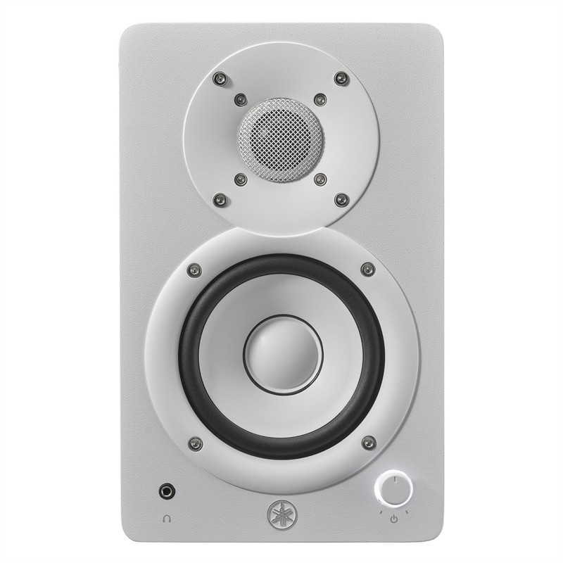 Yamaha Hs4 Power Studio Monitors  -vejs     Quot  Woofer     Quot  Dome  Hvide Pr  Par