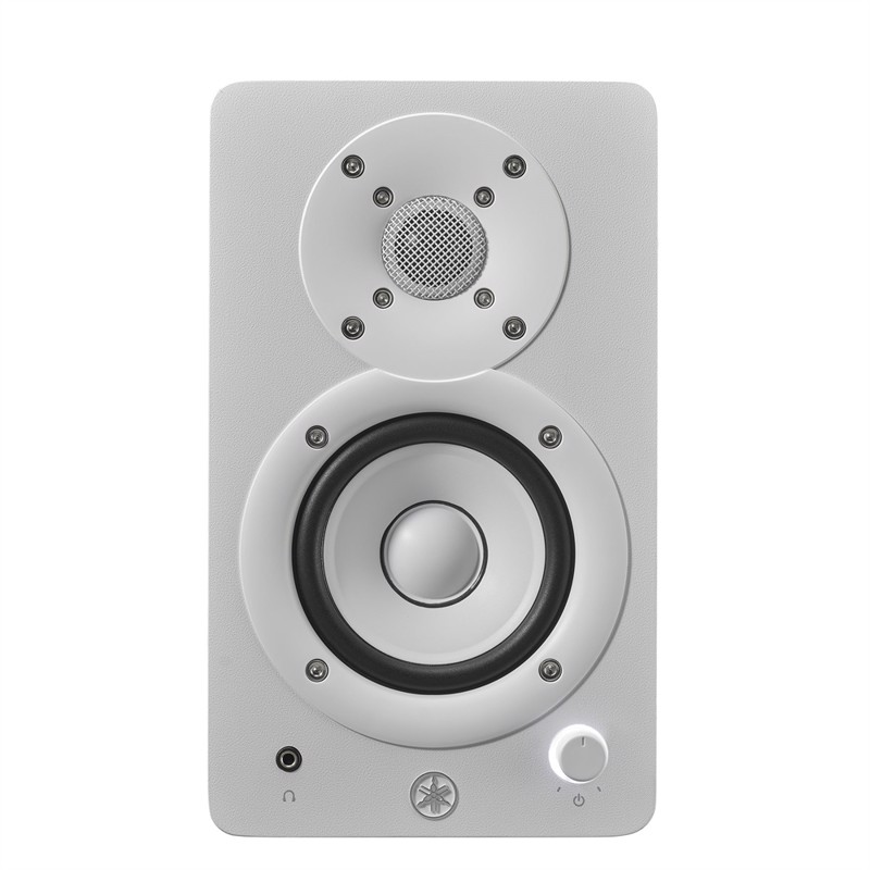 Yamaha Hs3 Power Studio Monitors  -vejs     Quot  Woofer      75 Quot  Dome  Hvide Pr  Par