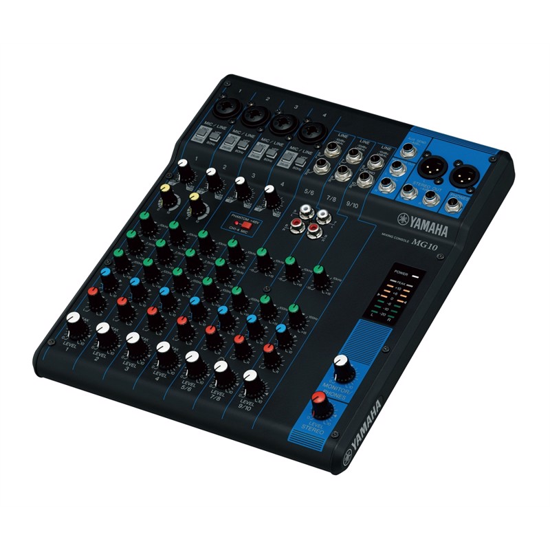 Yamaha Mg10 Mixer   Mic   10 Line Inputs    Mono     Stereo