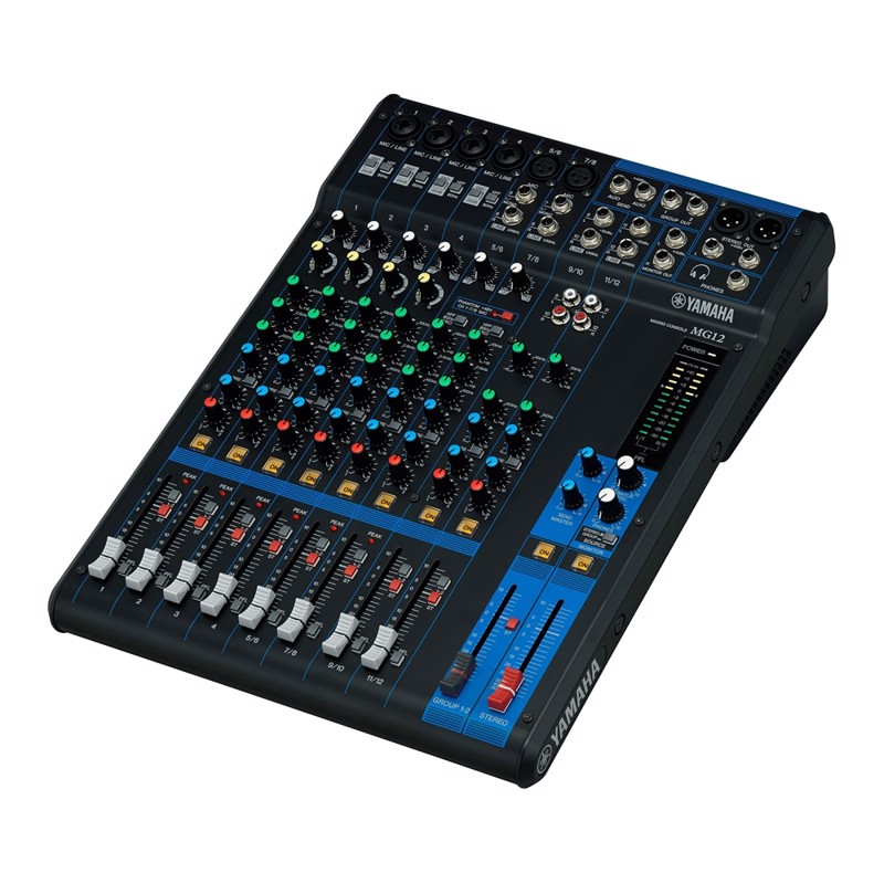 Yamaha Mg12 Pa Mixer   Mic   12 Line Inputs    Mono     Stereo