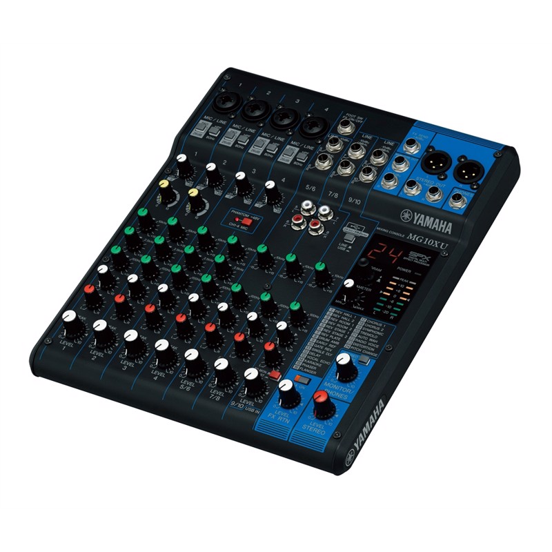 Yamaha Mg10xu Pa Mixer   Mic   10 Line Inputs    Mono     Stereo  Digital Effects  Usb